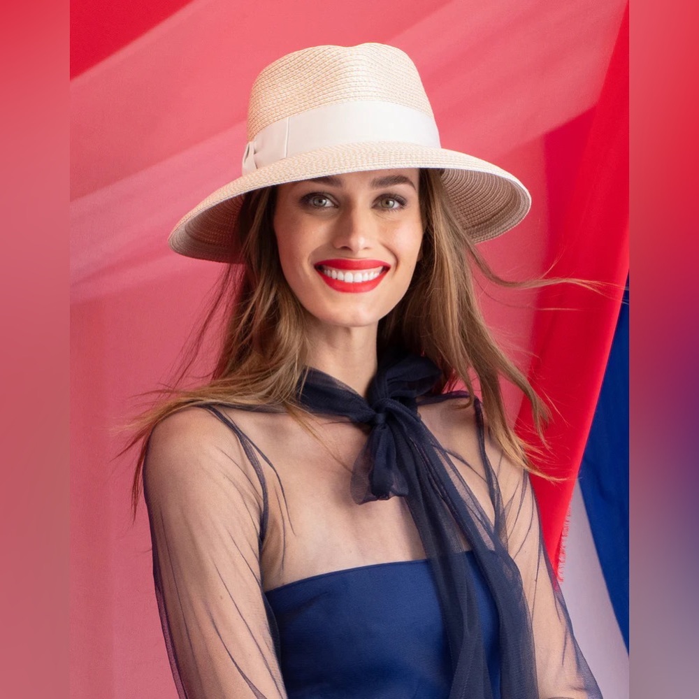 NWT ERIC JAVITS Phoenix Fedora in Cream
